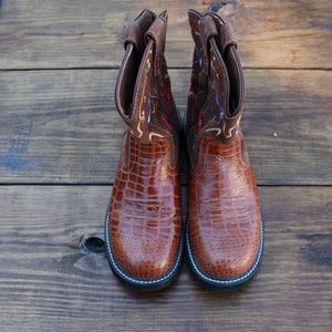 Ariat boots with Colt Ford signature